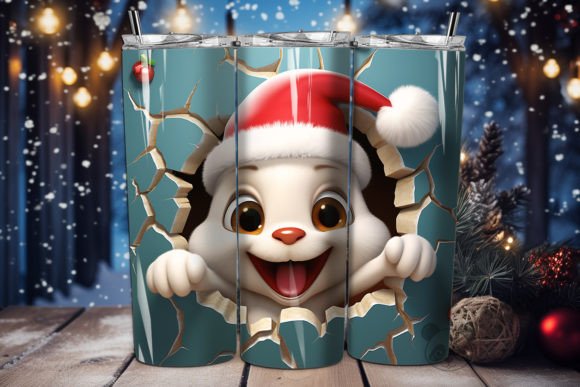 3D Bunny Tumbler Wrap Sublimation Guide