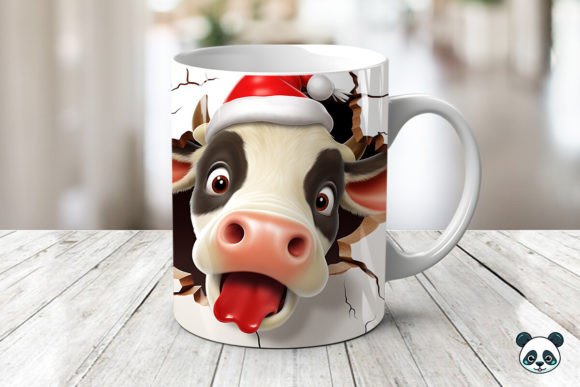 3D Calf Mug Wrap Sublimation Guide