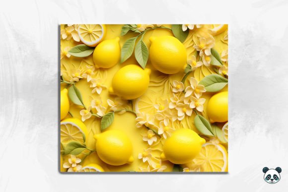 3D Lemon Seamless Pattern: A Strategic Design for Modern Creativity