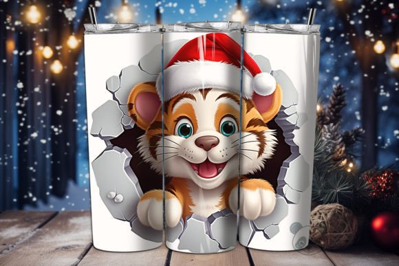 3D Tiger Cub Tumbler Wrap Sublimation: A Creative Solution for Custom Drinkware