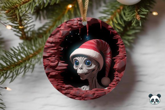 Alien 3D Christmas Ornament: A Unique Fusion of Creativity and Technology