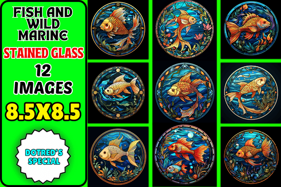 Bringing the Ocean to Life: A Guide to Fish and Wild Marine Stained Glass Designs