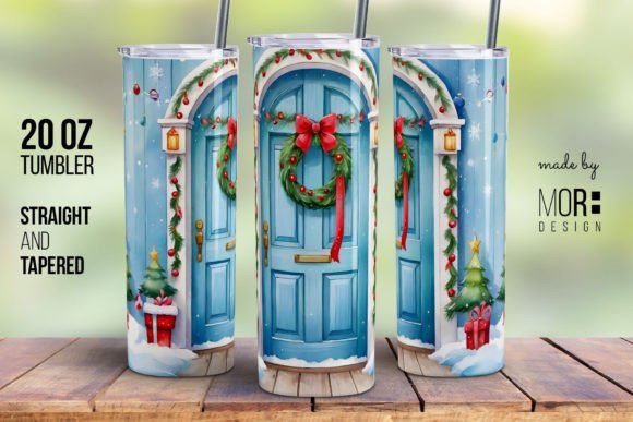 Christmas Decorations Tumbler Wrap PNG
