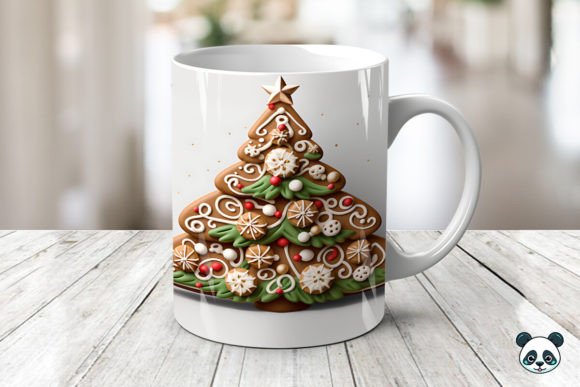 Christmas Tree Cookie 3D Mug Wrap: A Festive and Practical Design Option