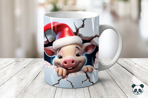 Creating Charming Custom Mugs with 3D Piglet Mug Wrap Sublimation