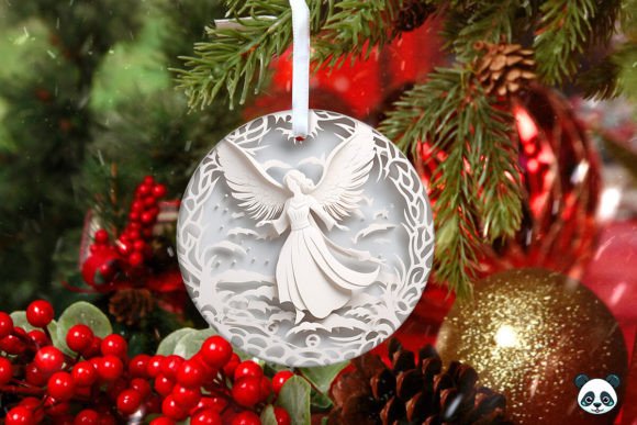 Elevate Holiday Crafts with Angel 3D Christmas Ornament