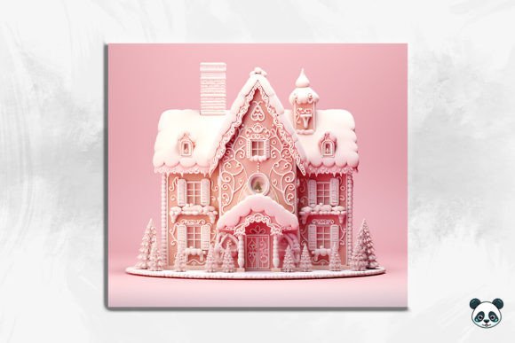 Gingerbread Cookie House 3D Tumbler Wrap: A Unique Design for Custom Creations