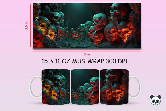 Halloween Skull 3D Mug Wrap PNG: A Practical Guide for Designers and Entrepreneurs