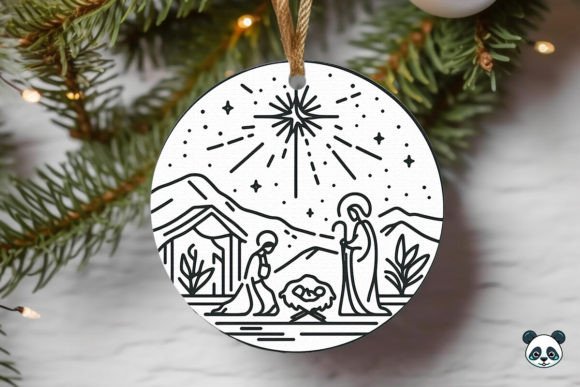 Nativity Scene Christmas Ornament