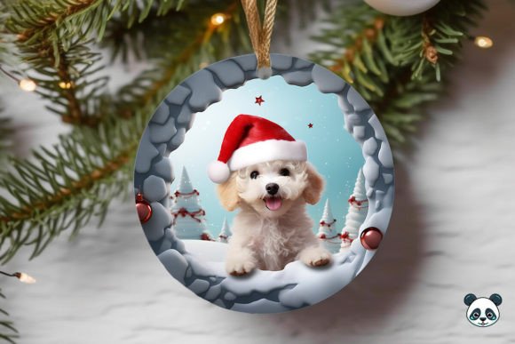 Poodle 3D Christmas Ornament: A Creative and Practical Choice